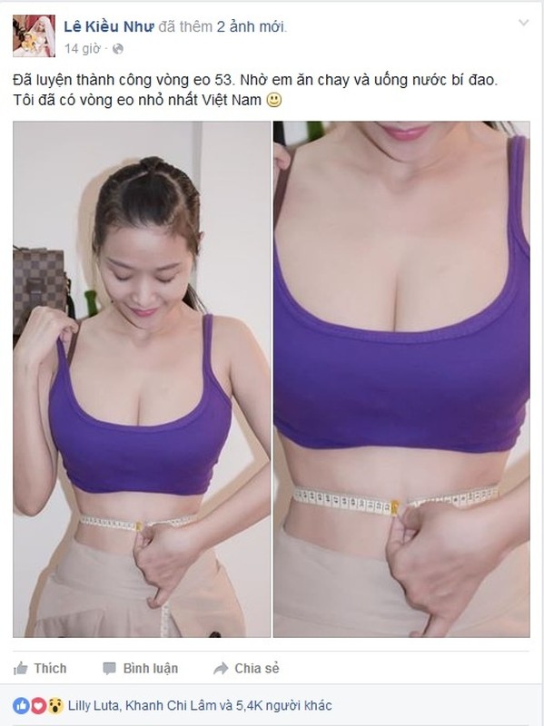 Hot girl Viet nao soan ngoi Ngoc Trinh ve vong eo 56cm?-Hinh-5